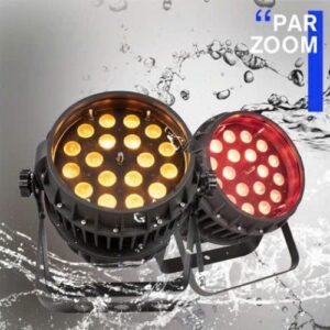 Par light 18x18w 6in1 rgbwa + uv outdoor ip65 không thấm nước led zoom, Đèn par led zoom
