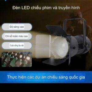 Đèn led studio fresnel liên tục không quạt 200w hai màu lccvn