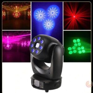 Đèn beam hoa văn night lf 120 hộp đêm đám cưới, Đèn beam 7 mắt