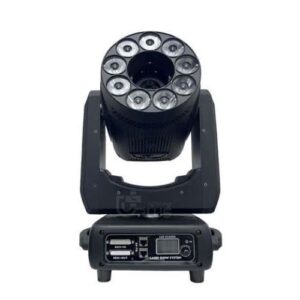 Đèn beam di chuyển hoạt hình laser 10w với hiệu ứng rửa rgbp, Đèn beam 9 mắt 10w