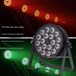 Đèn par led siêu mỏng 18 bóng x 12w 4 in 1, Đèn par led 18 bóng x12w