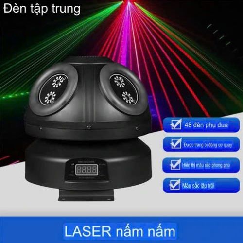 Đèn nấm hoa văn laser quán bar nhà hàng, Đèn nấm laser