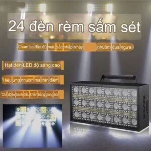 Đèn chớp 24 mắt sấm sét dùng cho đám cưới dự án sân khấu
