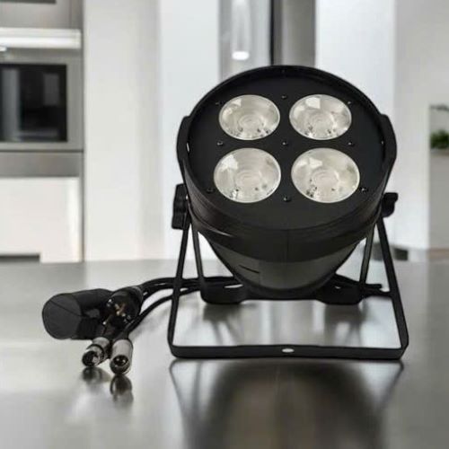 Đèn par led 4 bóng 80w dùng chiếu mặt tiền sân khấu, dự án đám cưới
