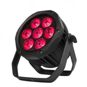 Đèn par led chống nước 7 * 10w rgbw 4in1
