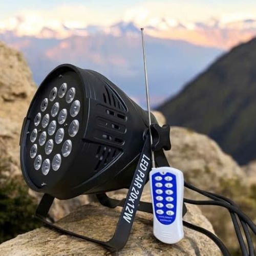Đèn par led 20 bóng x 12w có khiển lccvn dùng cho đám cưới, dự án nhà nước, phòng hội nghị