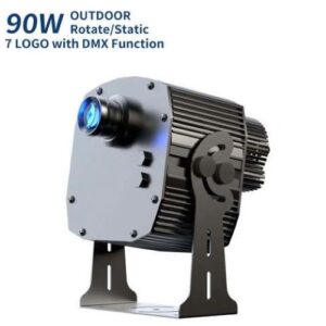 Máy chiếu gobo 7 hình ảnh chuyên nghiệp dmx512 lvd/iso/ce 60w/90w/110w/160w/200w/300w/600w sử dụng trong nhà và ngoài trời