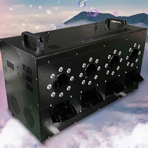 Máy tạo bong bóng bọt khói 4 chiều led lcc-ypj01