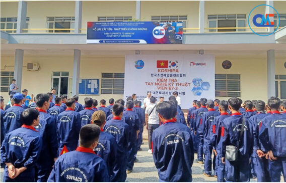 QMC TỔ CHỨC ĐÀO TẠO, THI TUYỂN TAY NGHỀ THỢ HÀN 4 1 13