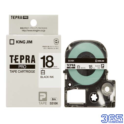 Băng mực – Băng nhãn in Tepra Pro 18mm