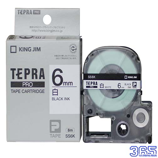 Băng mực – Băng nhãn in Tepra Pro 6mm
