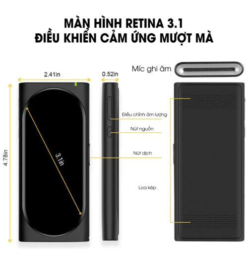 Máy Phiên Dịch Langogo Genesis – Máy Phiên Dịch Hỗ Trợ 100 Ngôn Ngữ, Sản Xuất Bởi Mỹ 4 DICH 05 scaled 1