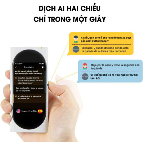 Máy Phiên Dịch Langogo Genesis – Máy Phiên Dịch Hỗ Trợ 100 Ngôn Ngữ, Sản Xuất Bởi Mỹ 2 DICH 07 scaled 1 1