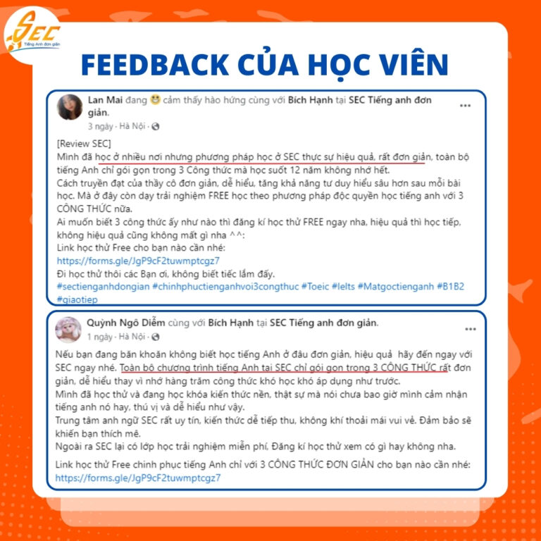 FEEDBACK HOC VIEN MS HANH 6