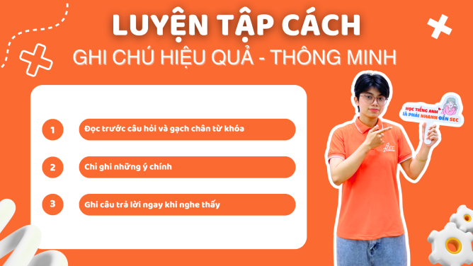 Cách ghi chú IELTS