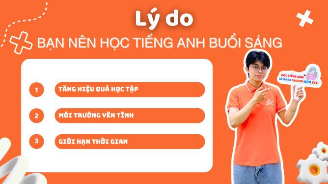 học tiếng anh buổi sáng