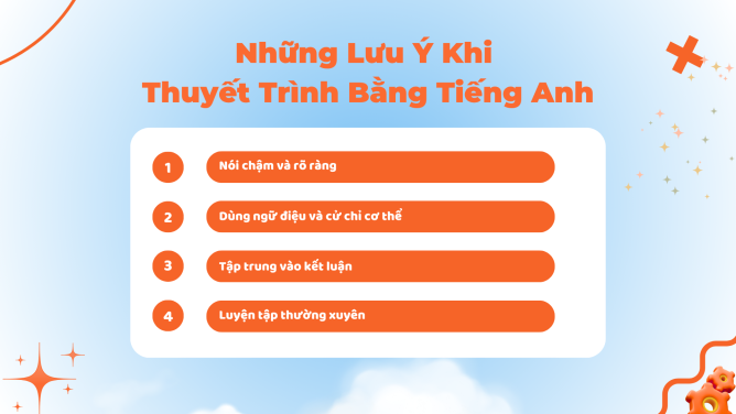 thuyết trình bằng tiếng anh
