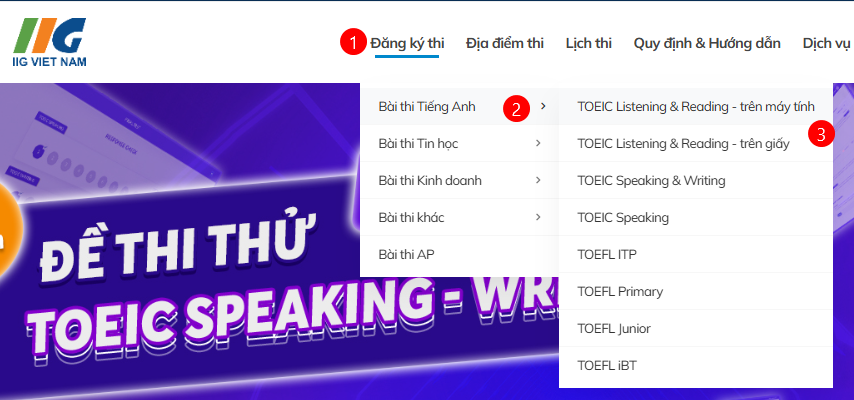 Hướng Dẫn Đăng Ký Thi Toeic 2 3 8