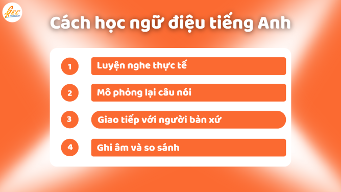 Cách học ngữ điệu tiếng Anh