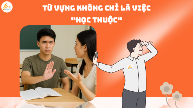 Từ vựng không chỉ là việc "học thuộc"