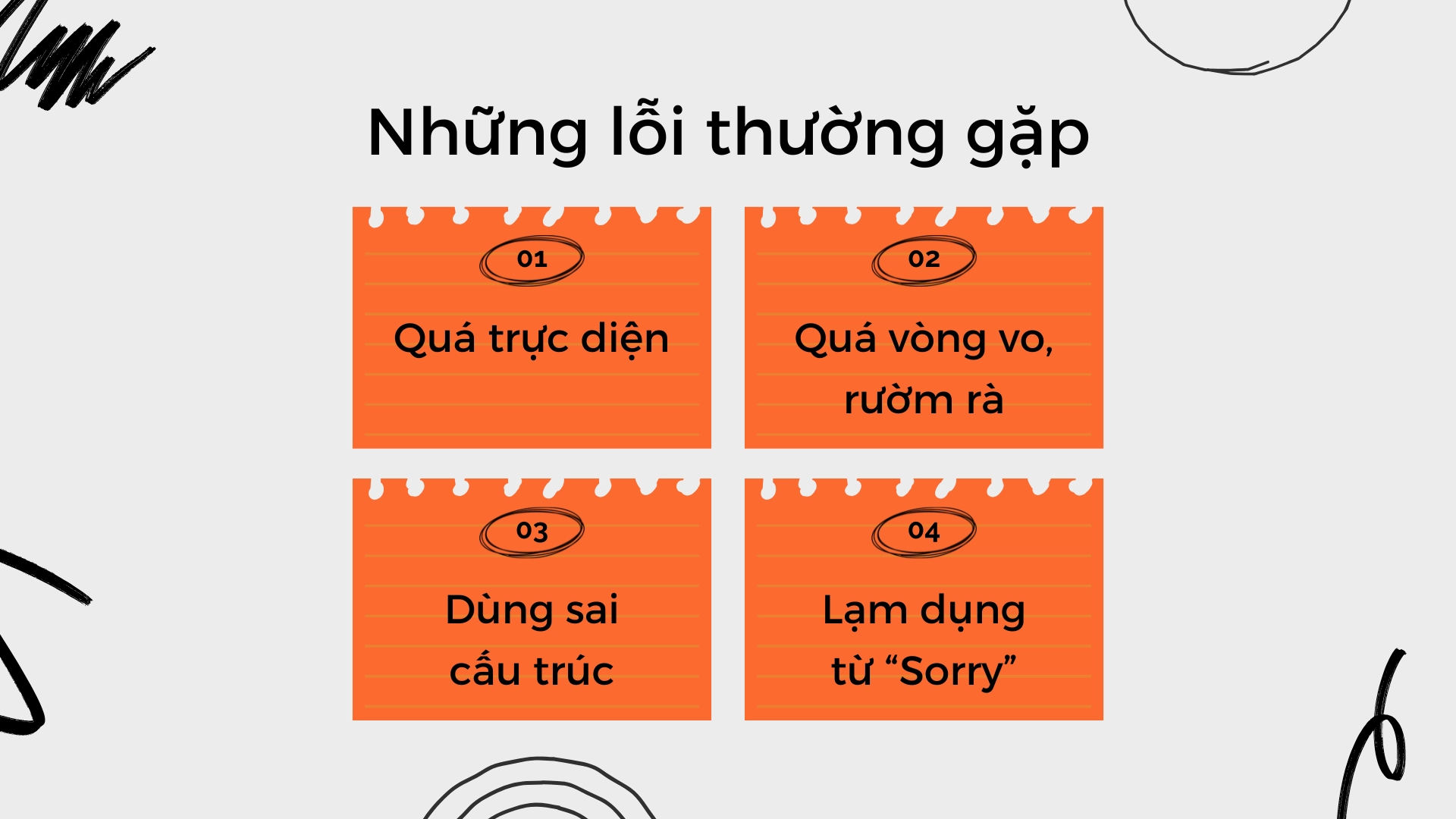 Softening language