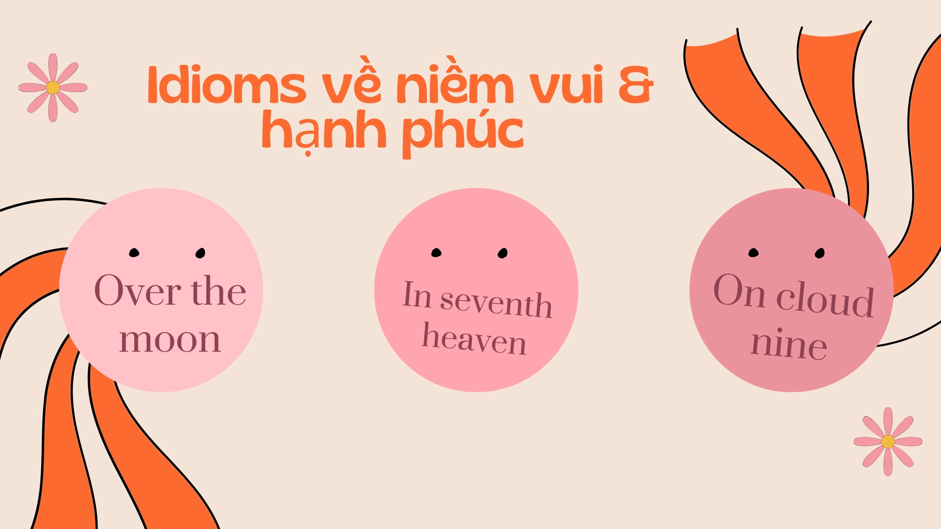 Idioms về cảm xúc và trạng thái tâm lý