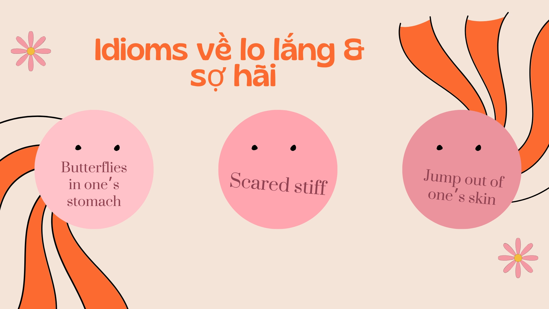 Idioms về cảm xúc và trạng thái tâm lý