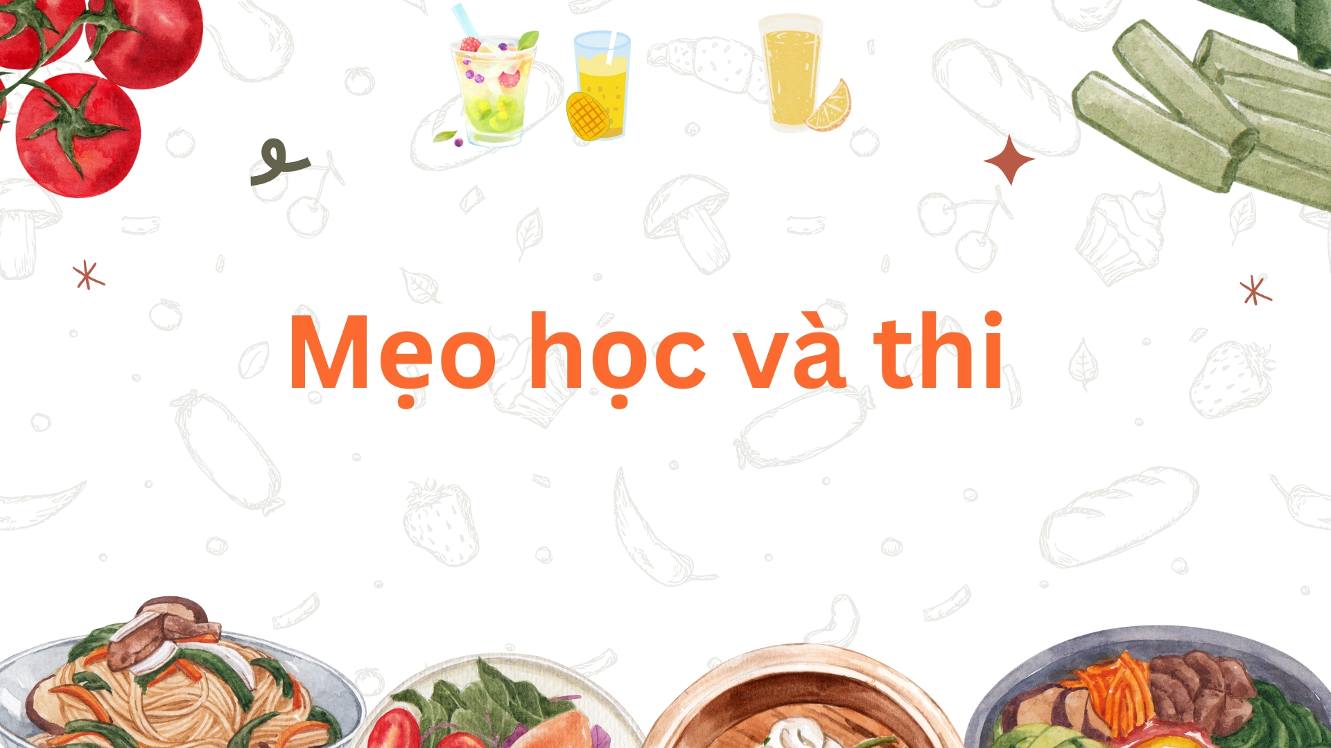 Bộ câu hỏi Part 1 về Food & Drink kèm sample band 7+