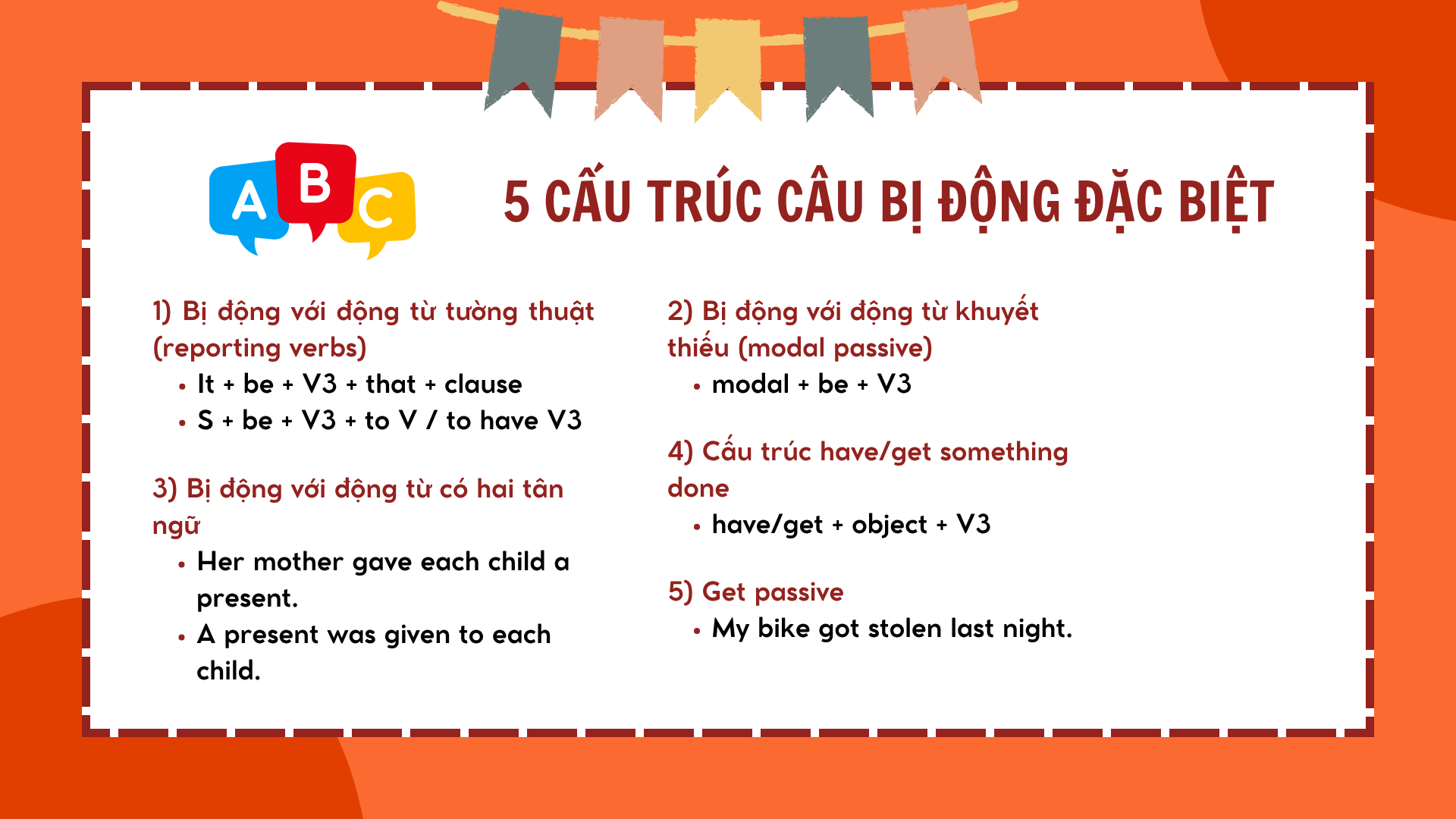 Câu bị động đặc biệt – Cấu trúc, cách dùng và ví dụ chi tiết dễ hiểu nhất (2025) 6 7 2