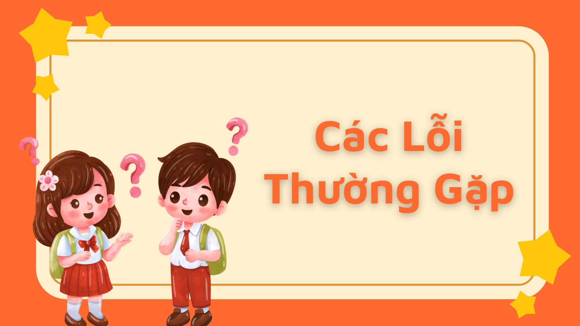 Lỗi dùng each other và one another 