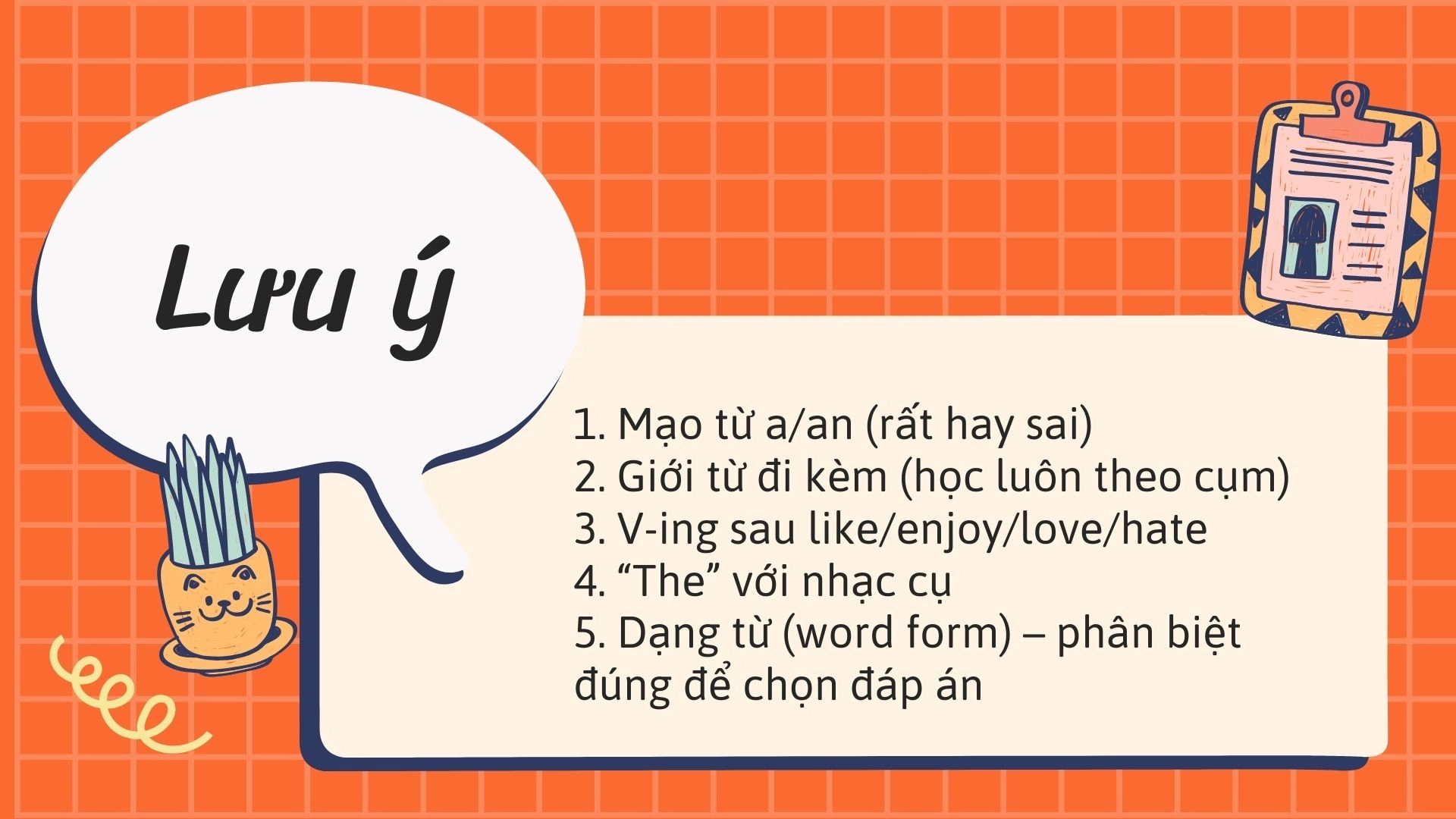 Đề cương ôn tập từ vựng cuối kì 1 Tiếng Anh 7