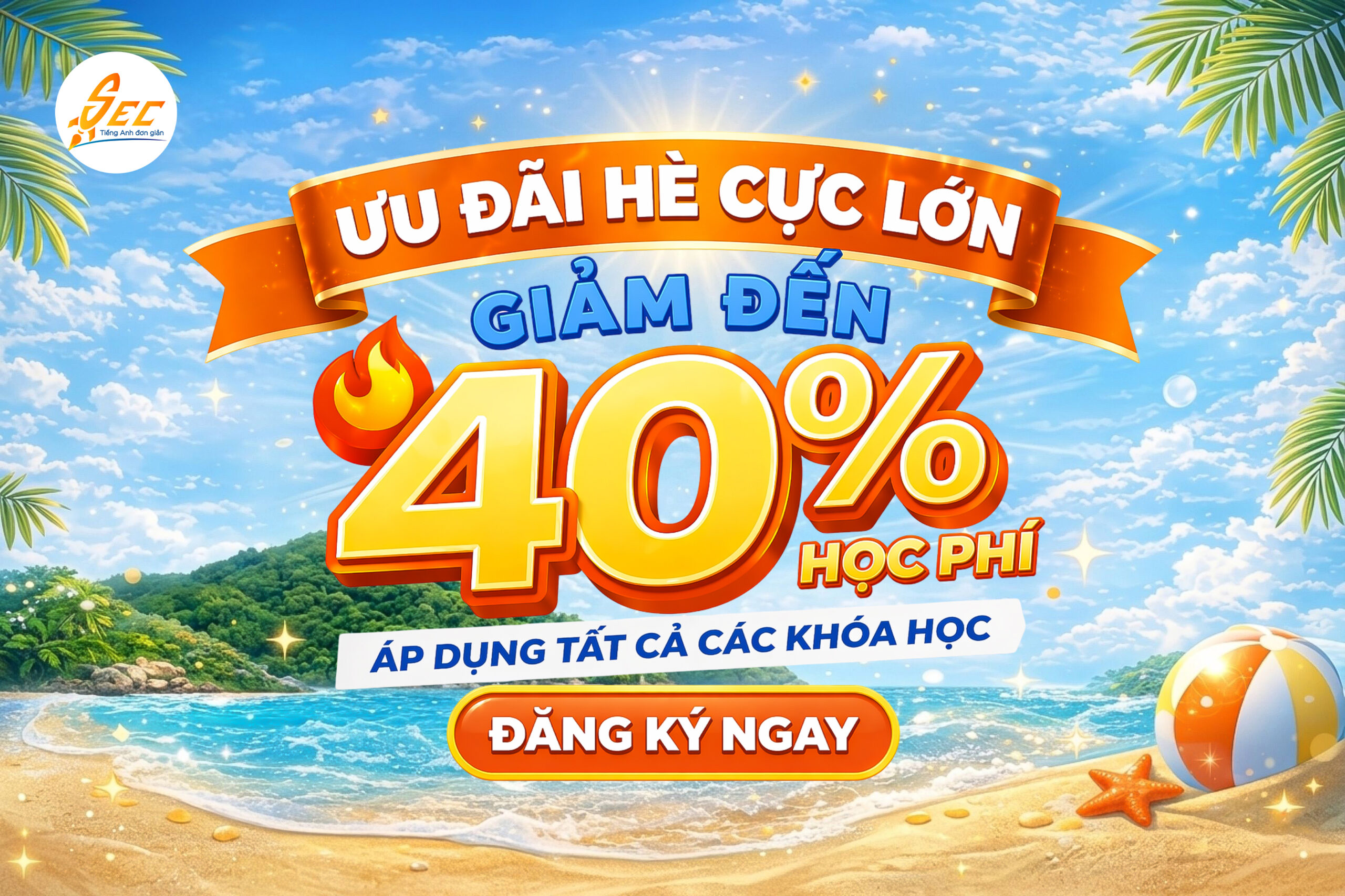 CHÀO HÈ RỰC RỠ, ƯU ĐÃI HẾT CỠ - CÙNG SEC CHINH PHỤC TIẾNG ANH DỄ DÀNG 1 post 2 scaled
