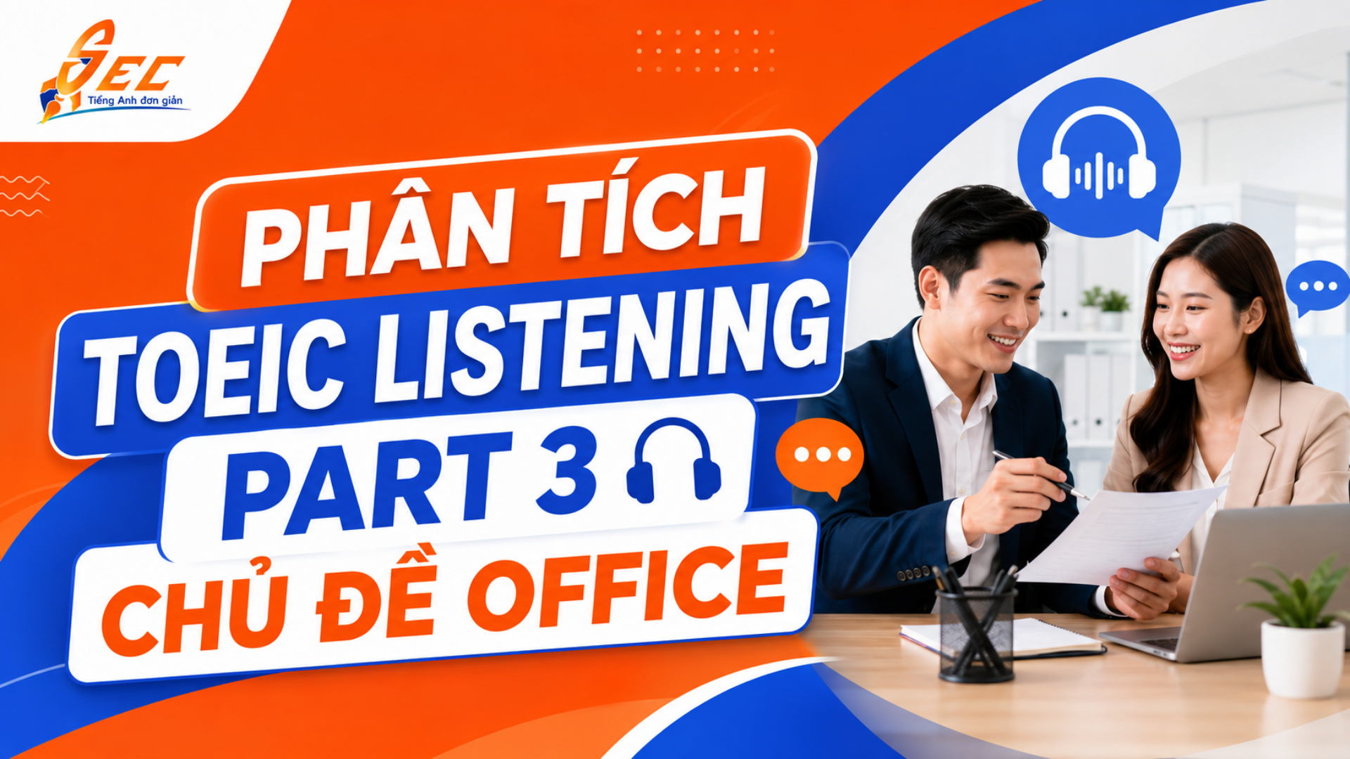 Phân tích TOEIC Listening Part 3 chủ đề Office: Hội thoại văn phòng thường gặp và cách tránh bẫy 4 TOEIC