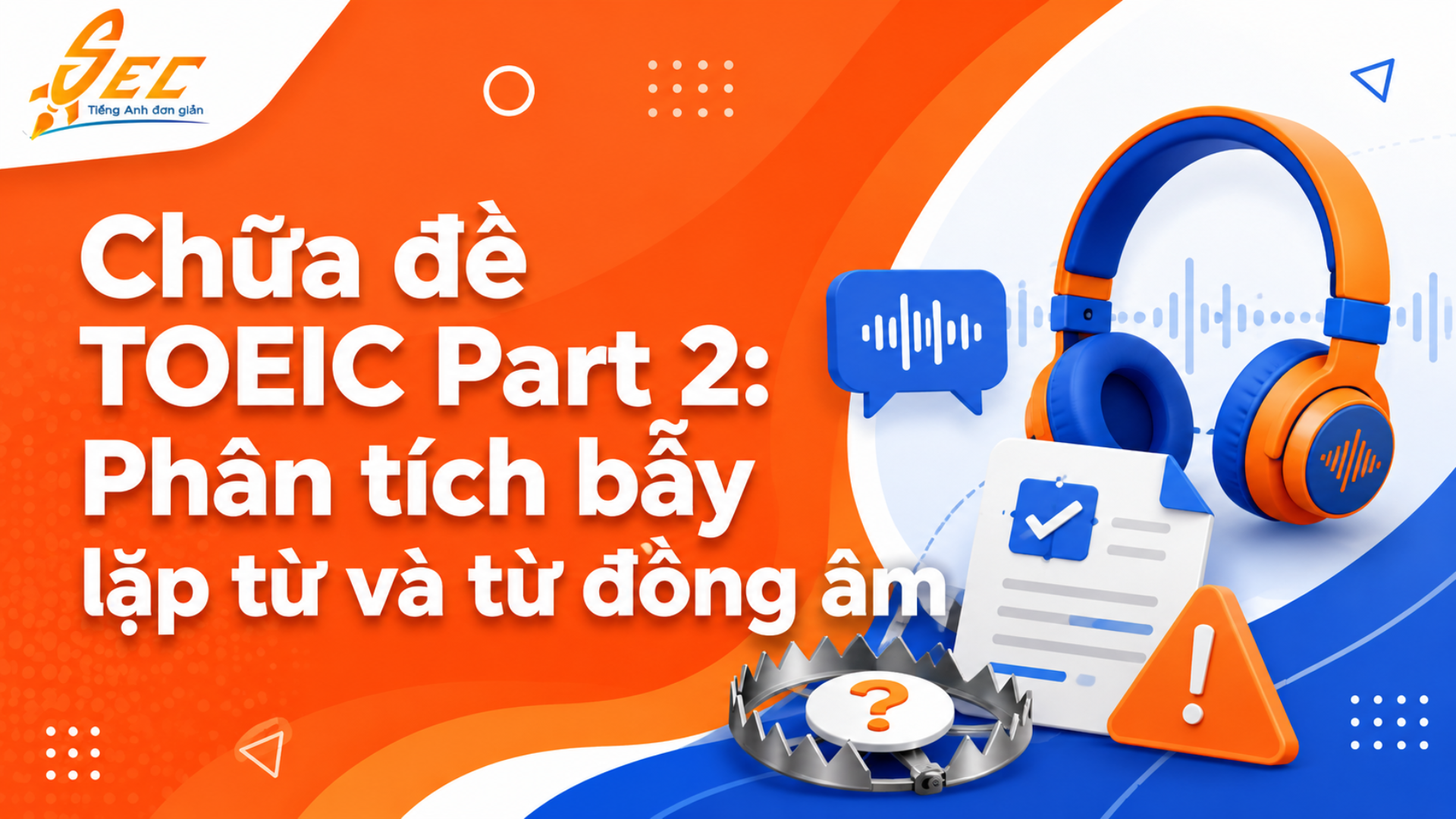 Chữa đề TOEIC Part 2: Phân tích bẫy lặp từ và từ đồng âm 4 TOEIC Part 2
