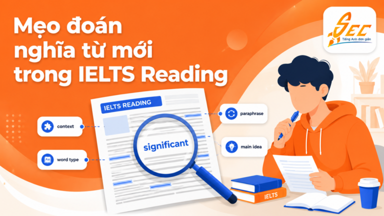 Mẹo đoán nghĩa từ mới trong IELTS Reading mà không cần dùng từ điển