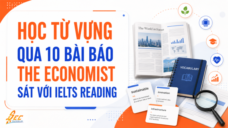Học từ vựng qua 10 bài báo The Economist sát với đề thi IELTS Reading thật