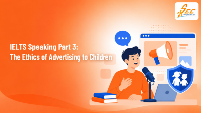 IELTS Speaking Part 3: The Ethics of Advertising to Children – Câu hỏi, bài mẫu và từ vựng