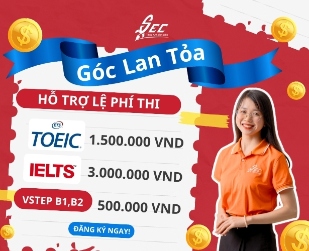 SEC Hỗ trợ lệ phí thi