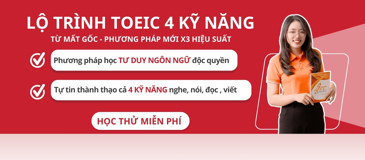 Khóa Học Toeic 4 Kỹ Năng