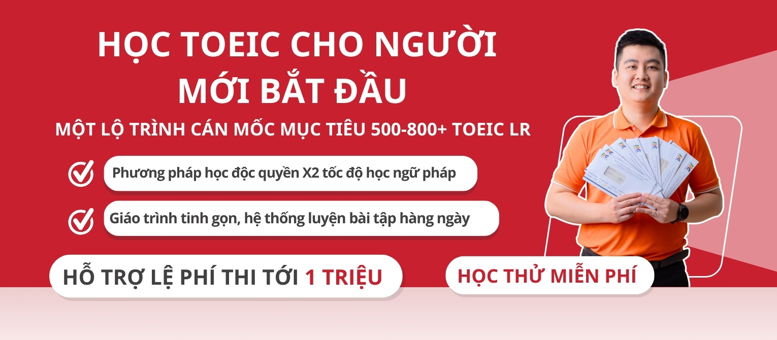 Khóa Học Toeic LR 500-800+