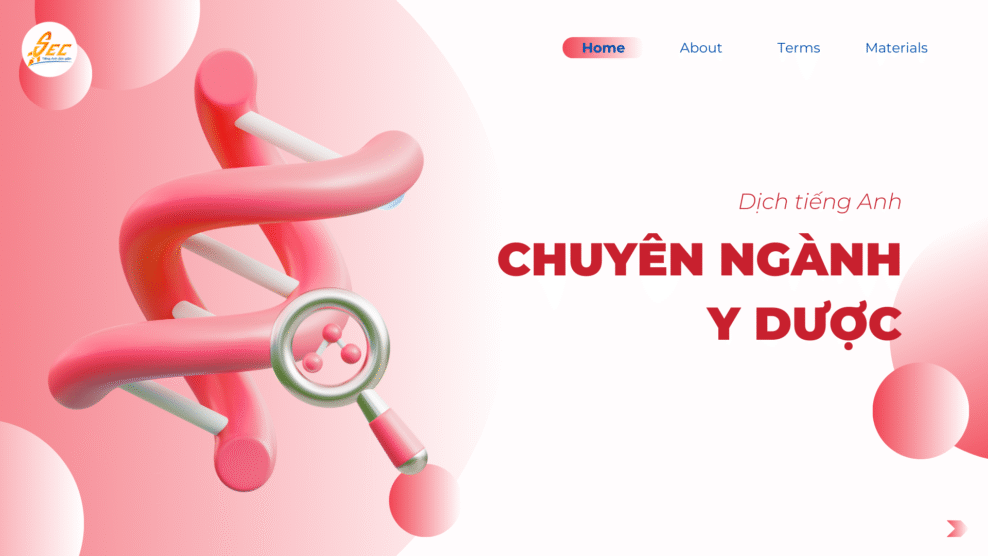 Dịch tiếng Anh chuyên ngành y dược: 50 thuật ngữ quan trọng + Tài liệu uy tín cho bạn dịch tiếng anh chuyên ngành y dược