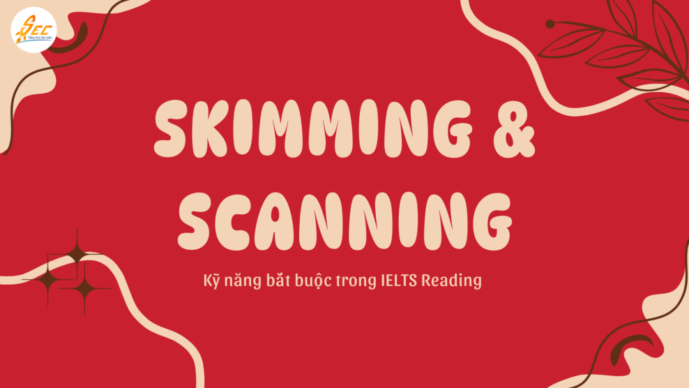 Skimming & Scanning – Kỹ năng bắt buộc trong IELTS Reading 2025 Skimming & Scanning