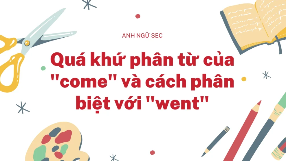 Quá khứ phân từ của come và cách phân biệt với went 2026 Quá khứ phân từ của come