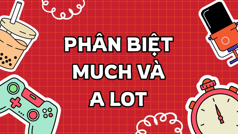 Phân biệt Much và A Lot: Sự khác biệt giữa Much và A Lot, cách sử dụng trong câu và ngữ pháp tiếng Anh (2026) Phân biệt much và a lot