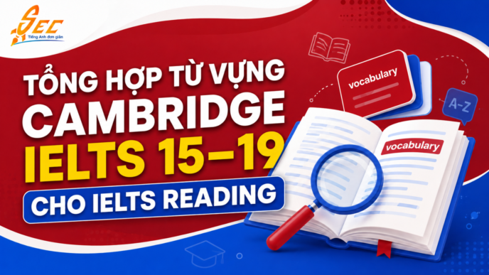 Tổng hợp từ vựng Cambridge IELTS 15-19 cho IELTS Reading: học theo chủ đề và paraphrase