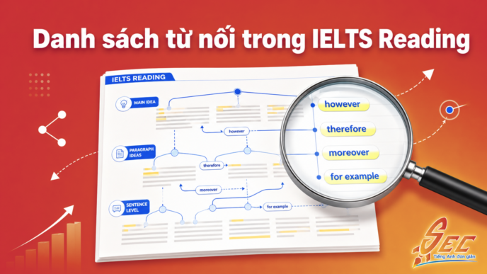 Danh sách từ nối trong IELTS Reading giúp nắm bắt mạch văn cực nhanh