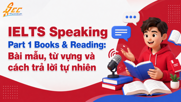 IELTS Speaking Part 1 Books & Reading: Bài mẫu, từ vựng và cách trả lời tự nhiên