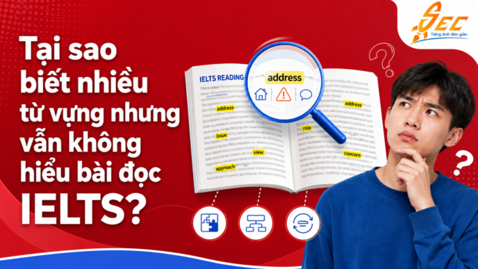 Tại sao biết nhiều từ vựng nhưng vẫn không hiểu bài đọc IELTS?