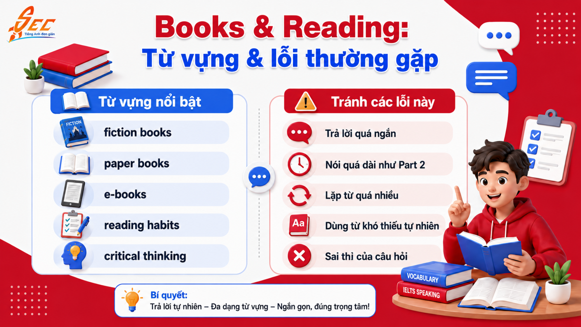 Tổng hợp từ vựng và cấu trúc hữu ích và lỗi thường gặp