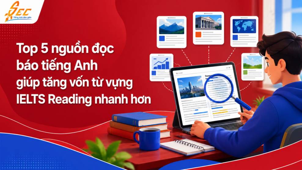 Top 5 nguồn đọc báo tiếng Anh giúp tăng vốn từ vựng IELTS Reading nhanh hơn